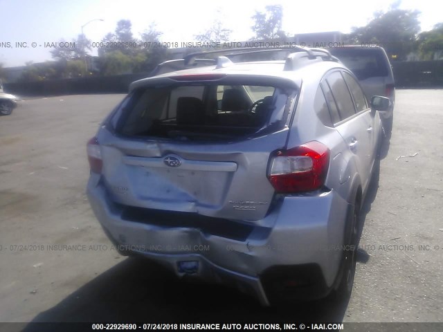 JF2GPANC3H8259163 - 2017 SUBARU CROSSTREK LIMITED SILVER photo 6