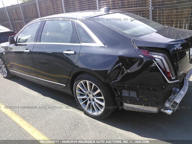 1G6KH5R68HU131755 - 2017 CADILLAC CT6 PREMIUM LUXURY BLACK photo 3