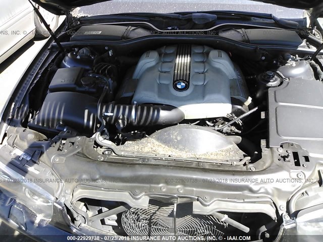 WBAGN63422DR04880 - 2002 BMW 745 LI Սև լուսանկար 10