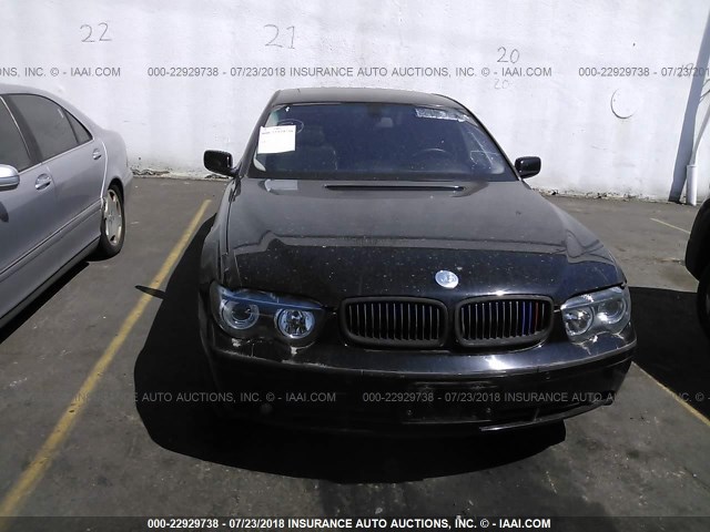 WBAGN63422DR04880 - 2002 BMW 745 LI BLACK photo 6