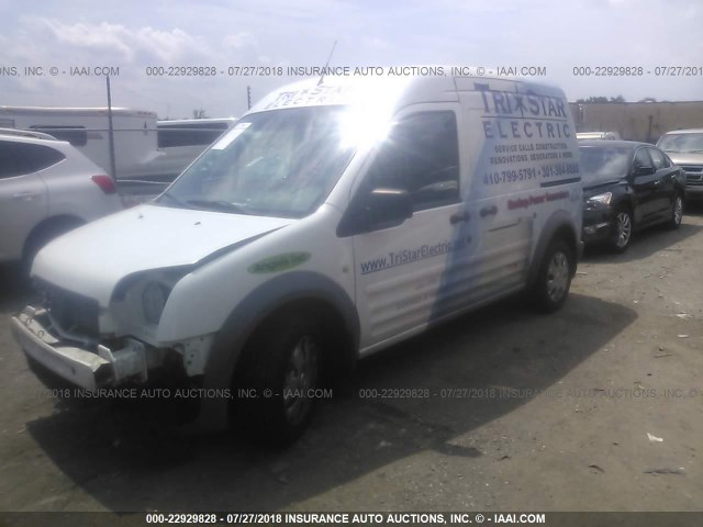 NM0LS7AN3CT107165 - 2012 FORD TRANSIT CONNECT XL WHITE photo 2