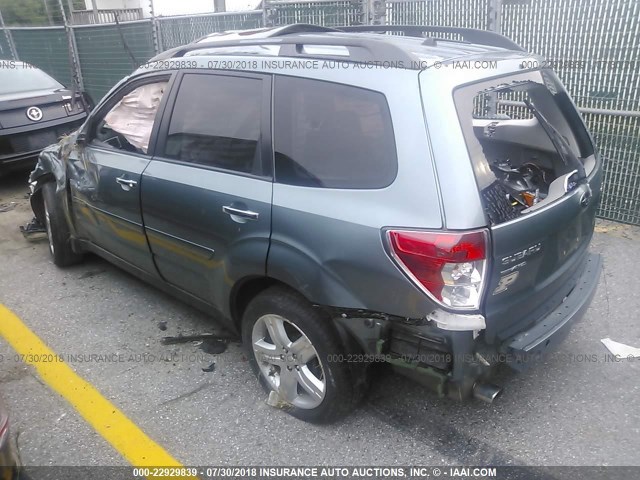 JF2SH6DC9AH801314 - 2010 SUBARU FORESTER 2.5X LIMITED GRAY photo 3