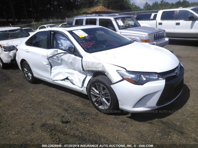 4T1BF1FK0FU914400 - 2015 TOYOTA CAMRY LE/XLE/SE/XSE WHITE photo 1