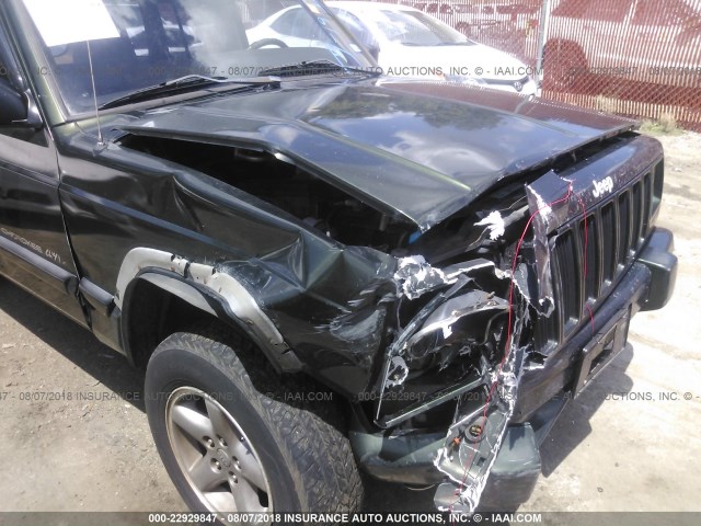 1J4FT68S1WL225264 - 1998 JEEP CHEROKEE SPORT/CLASSIC Zielony zdjęcie 6