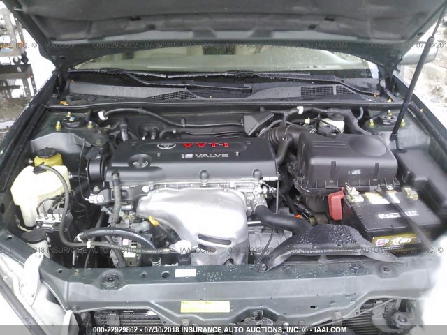 4T1BE32K65U413806 - 2005 TOYOTA CAMRY LE/XLE/SE Yaşıl foto 10