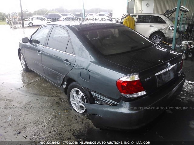 4T1BE32K65U413806 - 2005 TOYOTA CAMRY LE/XLE/SE Yaşıl foto 3