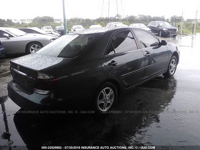 4T1BE32K65U413806 - 2005 TOYOTA CAMRY LE/XLE/SE Yaşıl foto 4