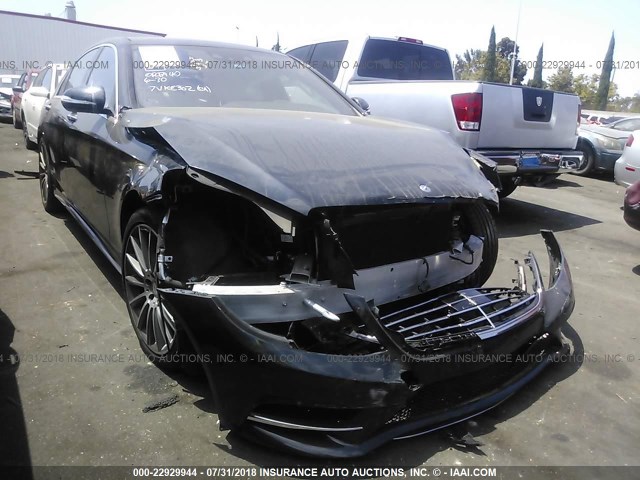 WDDUG8CB3FA087118 - 2015 MERCEDES-BENZ S 550 GRAY photo 1