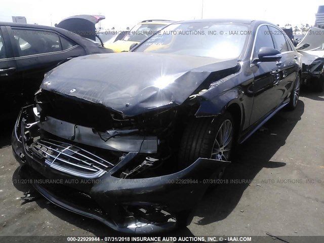 WDDUG8CB3FA087118 - 2015 MERCEDES-BENZ S 550 GRAY photo 2