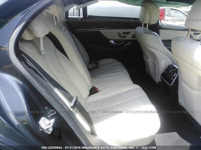 WDDUG8CB3FA087118 - 2015 MERCEDES-BENZ S 550 GRAY photo 8