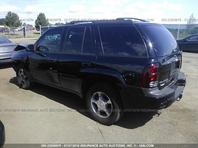 1GNDT13S382106719 - 2008 CHEVROLET TRAILBLAZER LS/LT BLACK photo 3