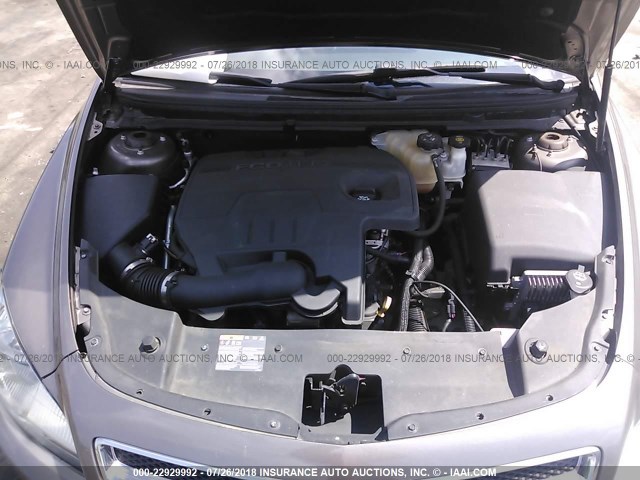 1G1ZC5E1XBF373682 - 2011 CHEVROLET MALIBU 1LT 棕色 照片 10