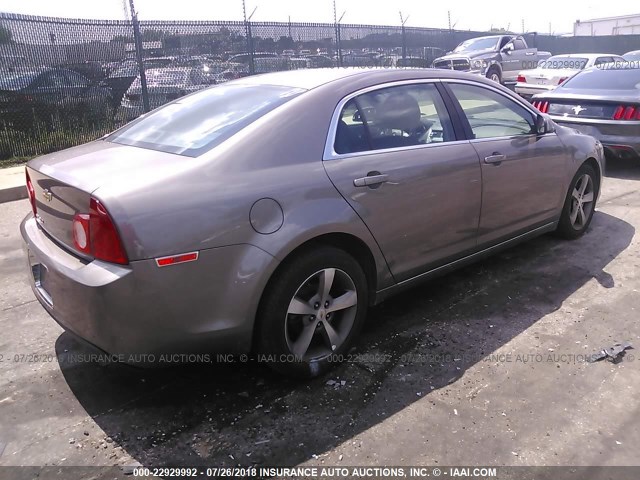 1G1ZC5E1XBF373682 - 2011 CHEVROLET MALIBU 1LT 棕色 照片 4