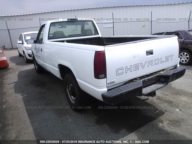 1GCGC24R7VZ168294 - 1997 CHEVROLET GMT-400 C2500 WHITE photo 3