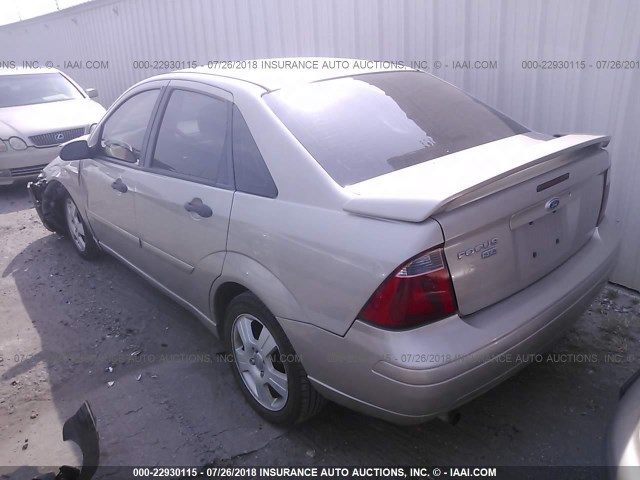 1FAFP34N27W311651 - 2007 FORD FOCUS ZX4/S/SE/SES 棕色 照片 3