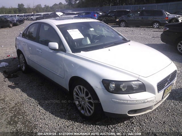 YV1MS382X62178766 - 2006 VOLVO S40 2.4I WHITE photo 1