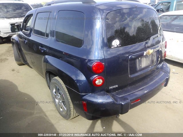 3GNCA13B79S585590 - 2009 CHEVROLET HHR LS BLUE photo 3