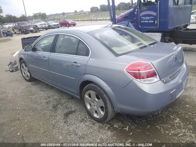 1G8ZS57N67F239120 - 2007 SATURN AURA XE GRAY photo 3