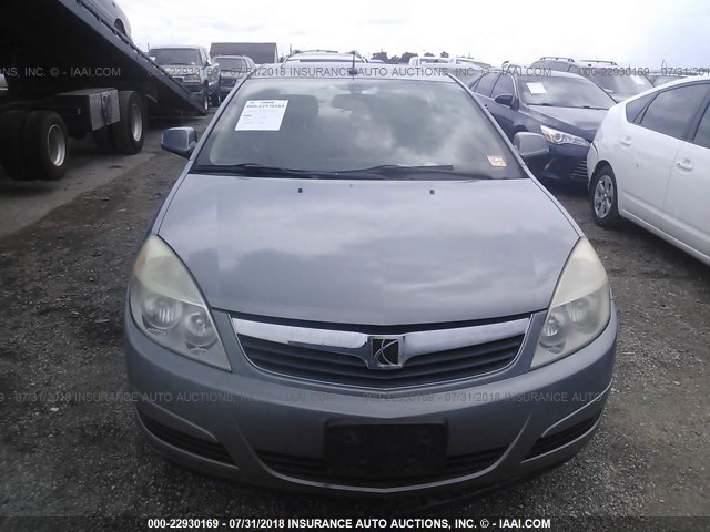 1G8ZS57N67F239120 - 2007 SATURN AURA XE GRAY photo 6