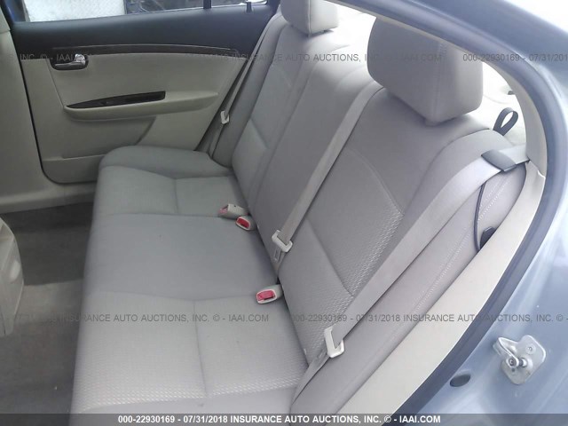 1G8ZS57N67F239120 - 2007 SATURN AURA XE GRAY photo 8