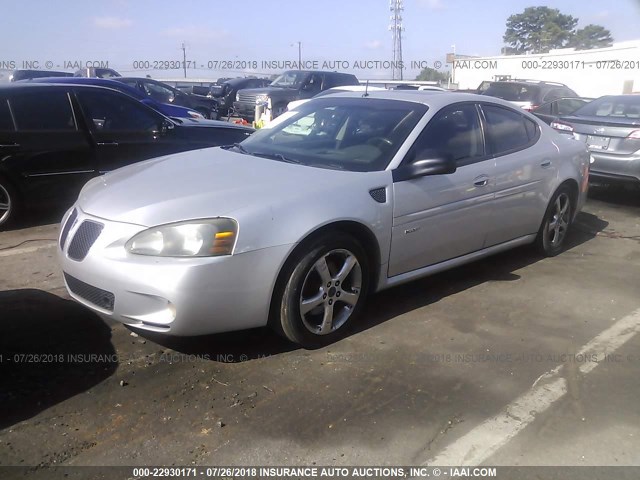 2G2WC54C751338983 - 2005 PONTIAC GRAND PRIX GXP SILVER photo 2