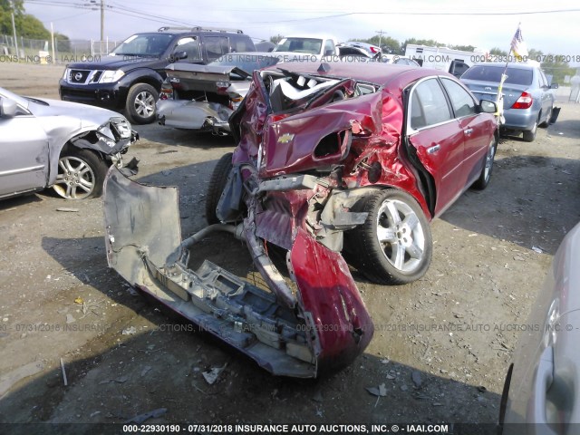 1G1ZC5E07CF329230 - 2012 CHEVROLET MALIBU 1LT RED photo 4
