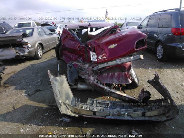 1G1ZC5E07CF329230 - 2012 CHEVROLET MALIBU 1LT RED photo 6