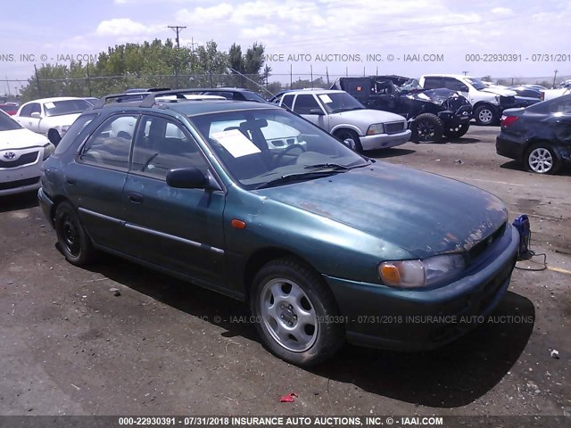 JF1GF4359WG805013 - 1998 SUBARU IMPREZA L GREEN photo 1