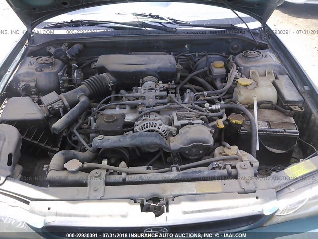 JF1GF4359WG805013 - 1998 SUBARU IMPREZA L GREEN photo 10