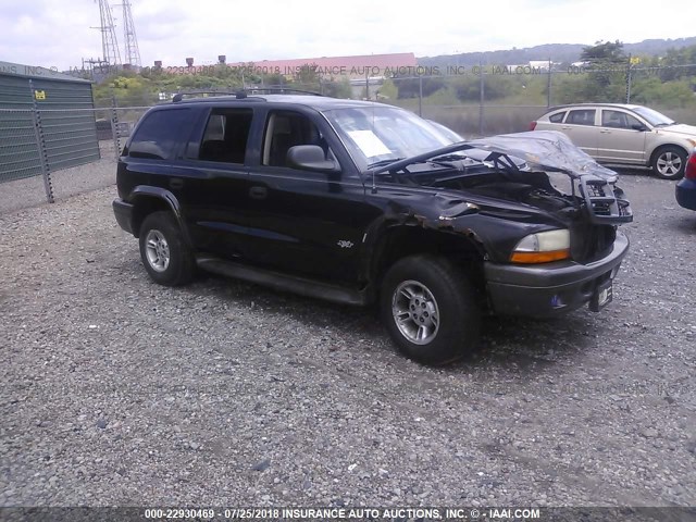 1B4HS38N92F143976 - 2002 DODGE DURANGO SPORT/SXT BLACK photo 1