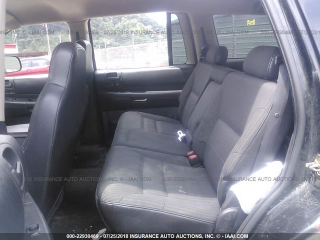 1B4HS38N92F143976 - 2002 DODGE DURANGO SPORT/SXT BLACK photo 8