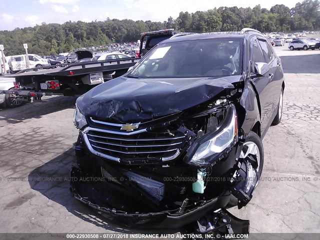 3GNAXMEV6JL130534 - 2018 CHEVROLET EQUINOX PREMIER BLACK photo 6