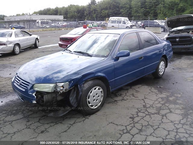 4T1BG22K1WU217200 - 1998 TOYOTA CAMRY CE/LE/XLE 蓝色 照片 2