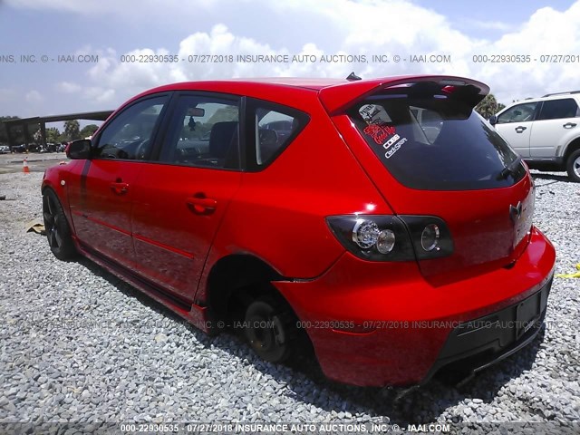 JM1BK34L991208149 - 2009 MAZDA SPEED 3 RED photo 3