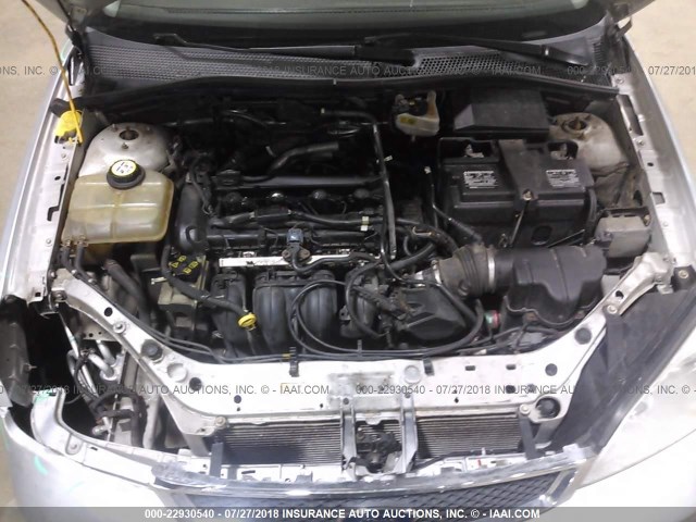 1FAHP34N17W356380 - 2007 FORD FOCUS ZX4/S/SE/SES 银色 照片 10
