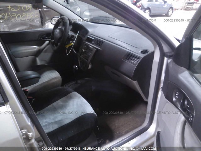 1FAHP34N17W356380 - 2007 FORD FOCUS ZX4/S/SE/SES SILVER photo 5