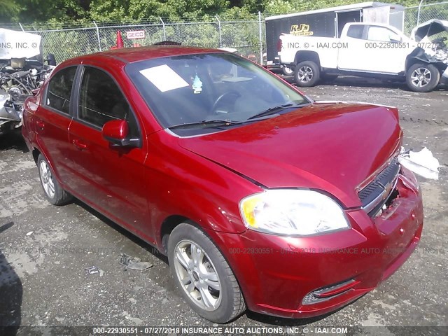 KL1TD5DE1BB238491 - 2011 CHEVROLET AVEO LS/LT 红色 照片 1