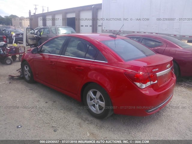 1G1PE5SB4G7182761 - 2016 CHEVROLET CRUZE LIMITED LT RED photo 3