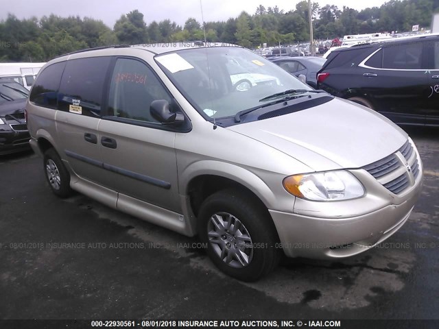 1D4GP24R45B384183 - 2005 DODGE GRAND CARAVAN SE BEIGE photo 1