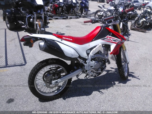 MLHMD3817G5300746 - 2016 HONDA CRF250 L RED photo 4