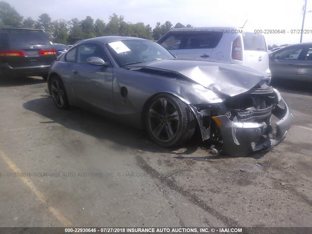 4USDU53598LV34693 - 2008 BMW Z4 3.0SI GRAY photo 1