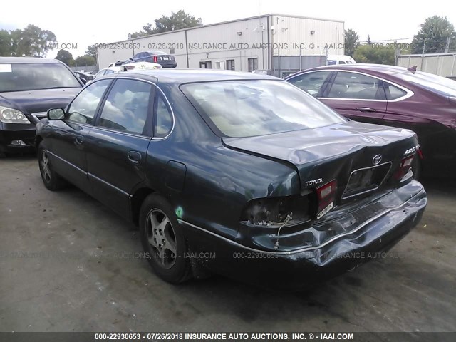 4T1BF18B6WU290244 - 1998 TOYOTA AVALON XL/XLS GREEN photo 3