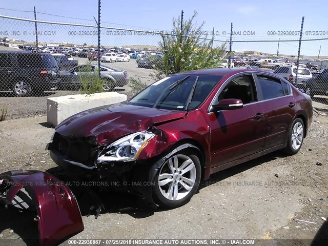 1N4BL2APXAN546130 - 2010 NISSAN ALTIMA SR MAROON photo 2