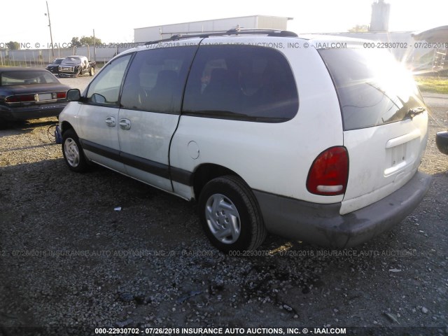 2B4GP44G8YR525671 - 2000 DODGE GRAND CARAVAN SE/SPORT WHITE photo 3