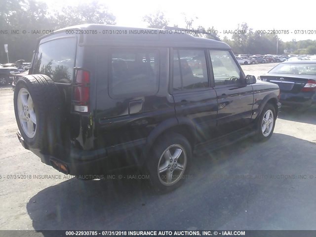 SALTY1249YA274386 - 2000 LAND ROVER DISCOVERY II  BLACK photo 4