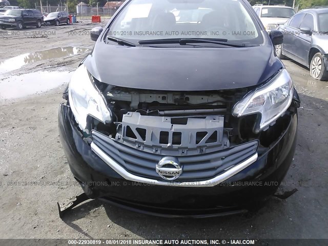 3N1CE2CP8EL421092 - 2014 NISSAN VERSA NOTE S/S PLUS/SV/SL BLACK photo 6