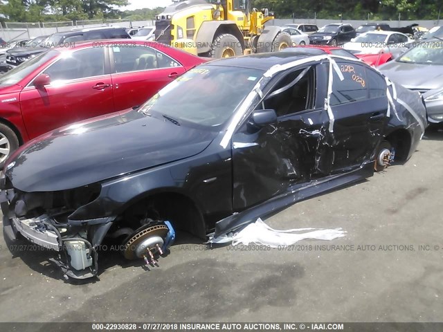WBANB33564B112785 - 2004 BMW 545 I BLACK photo 2