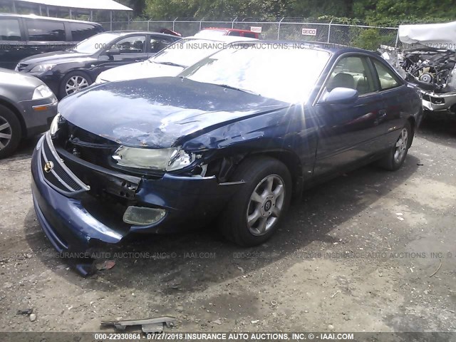 2T1CF28P61C532577 - 2001 TOYOTA CAMRY SOLARA SE/SLE ლურჯი ფოტო 2