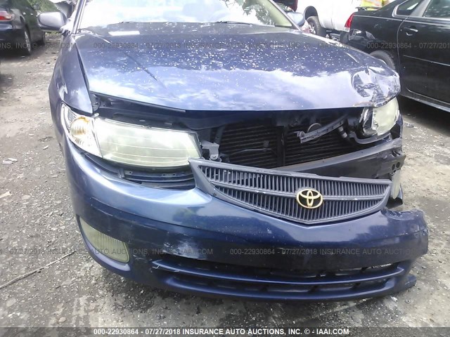 2T1CF28P61C532577 - 2001 TOYOTA CAMRY SOLARA SE/SLE ლურჯი ფოტო 6