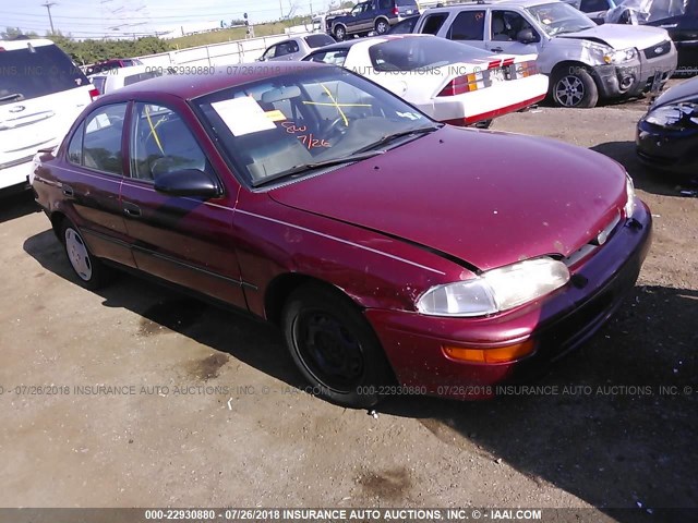 1Y1SK5267VZ443701 - 1997 GEO PRIZM LSI RED photo 1